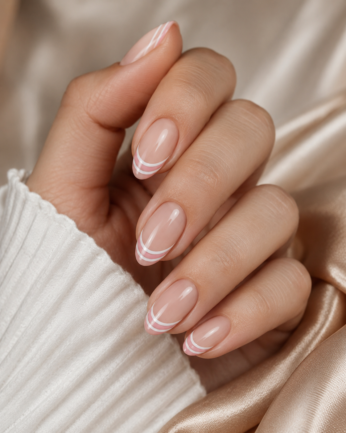 Double French Nails